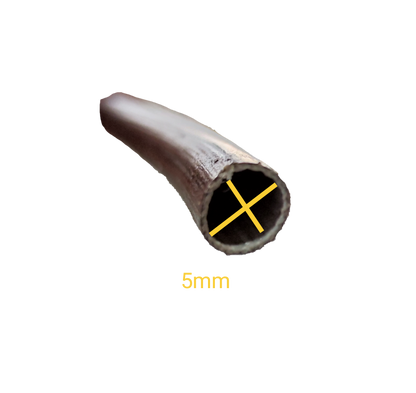 Close-up of Cambric Tubing 80cm Length with 5mm diameter for electrical circuitry and parts