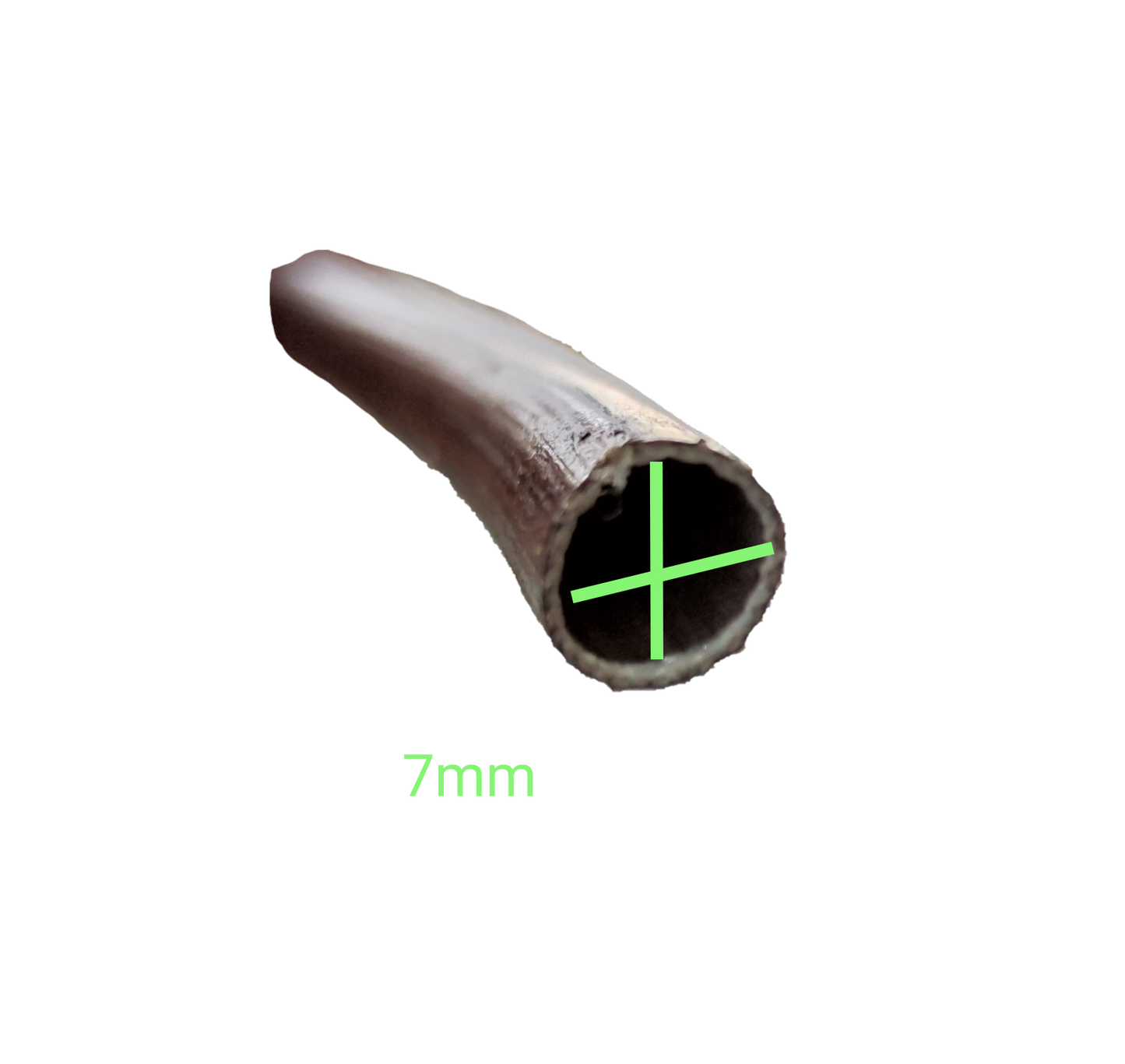 Close-up of Cambric Tubing 80cm Length with 7mm diameter for electrical circuitry and parts