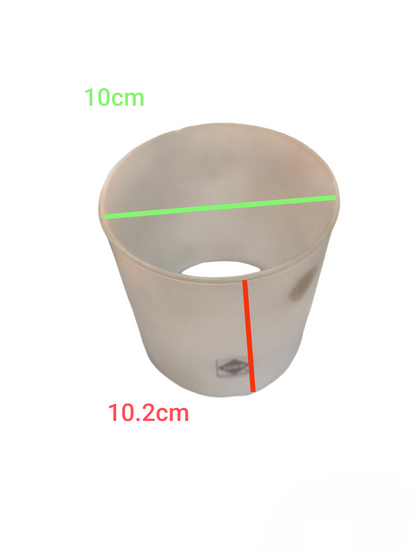 Camping Gaz International Vintage frosted glass lantern globe measuring 10 by 10.2 centimeters