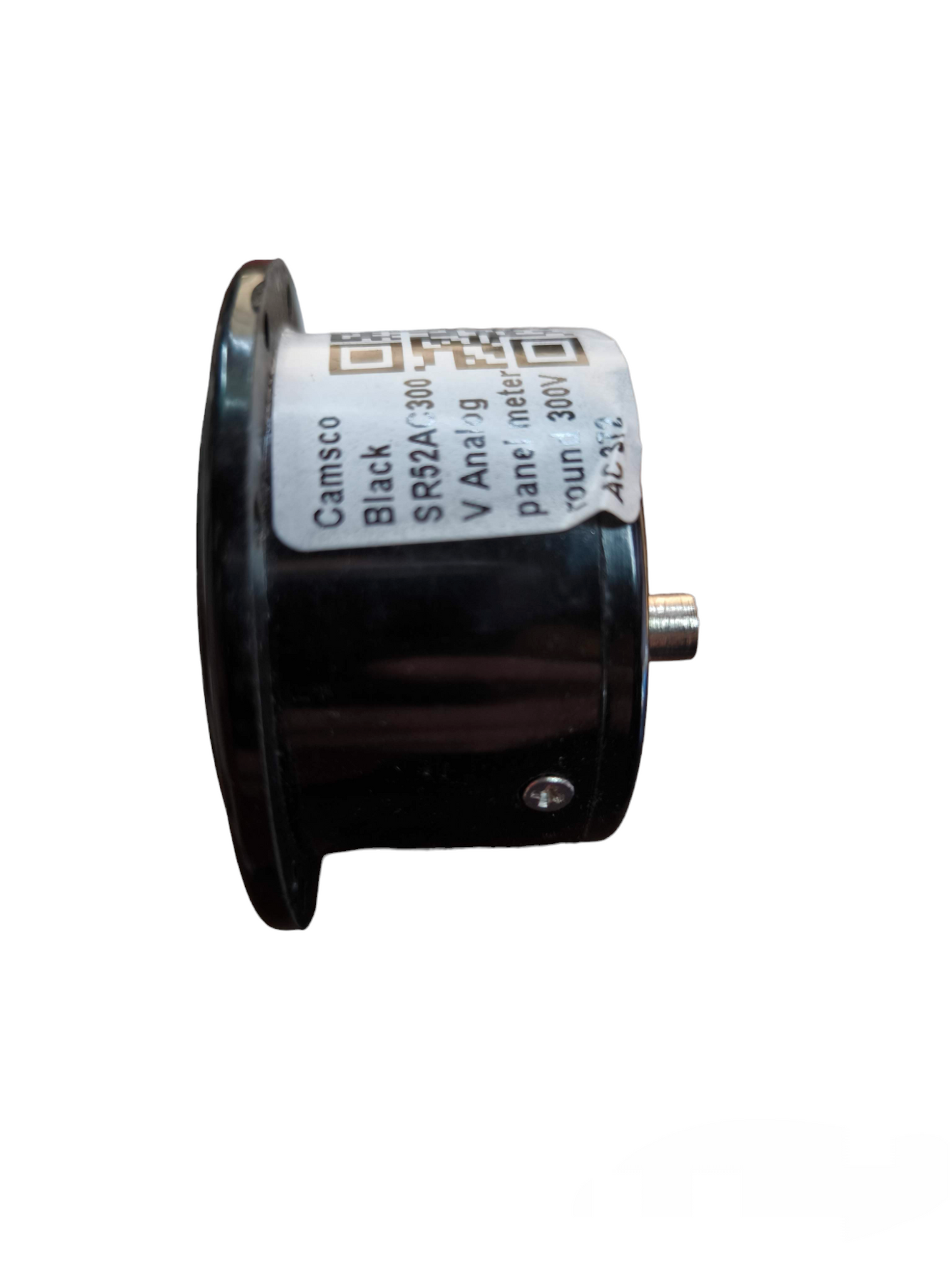 Camsco Panel Meter 300V AC 52mm electrical circuitry part with black casing