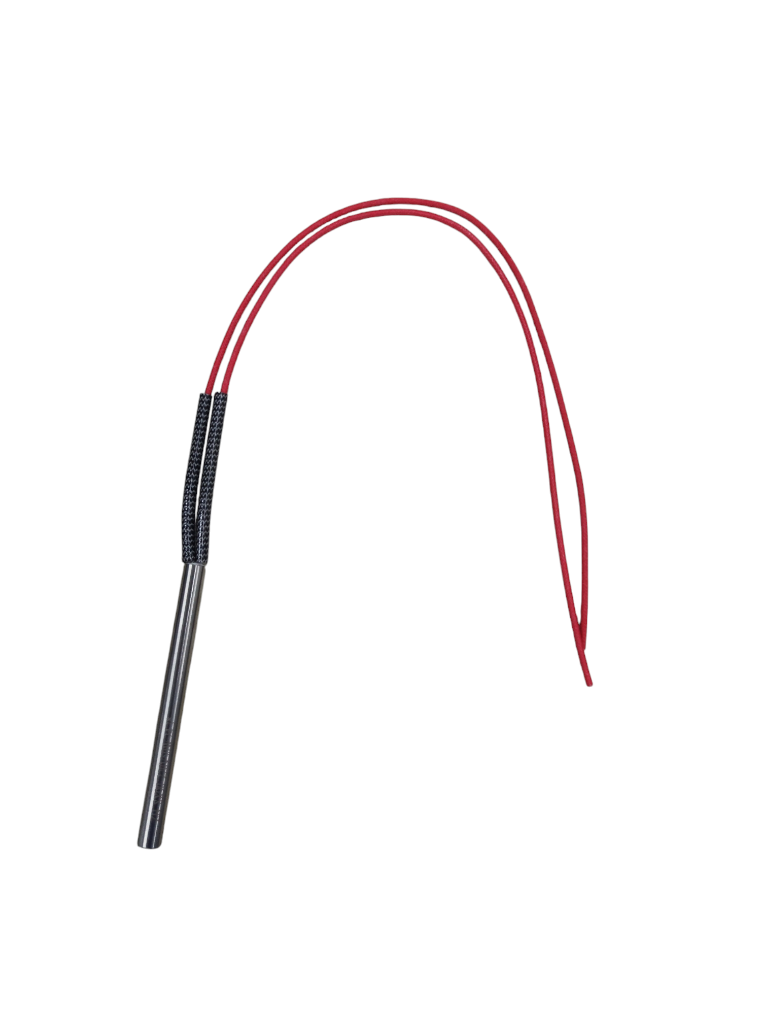 Local electric heater cartridge with Cartilage Heating Element and red connecting wires