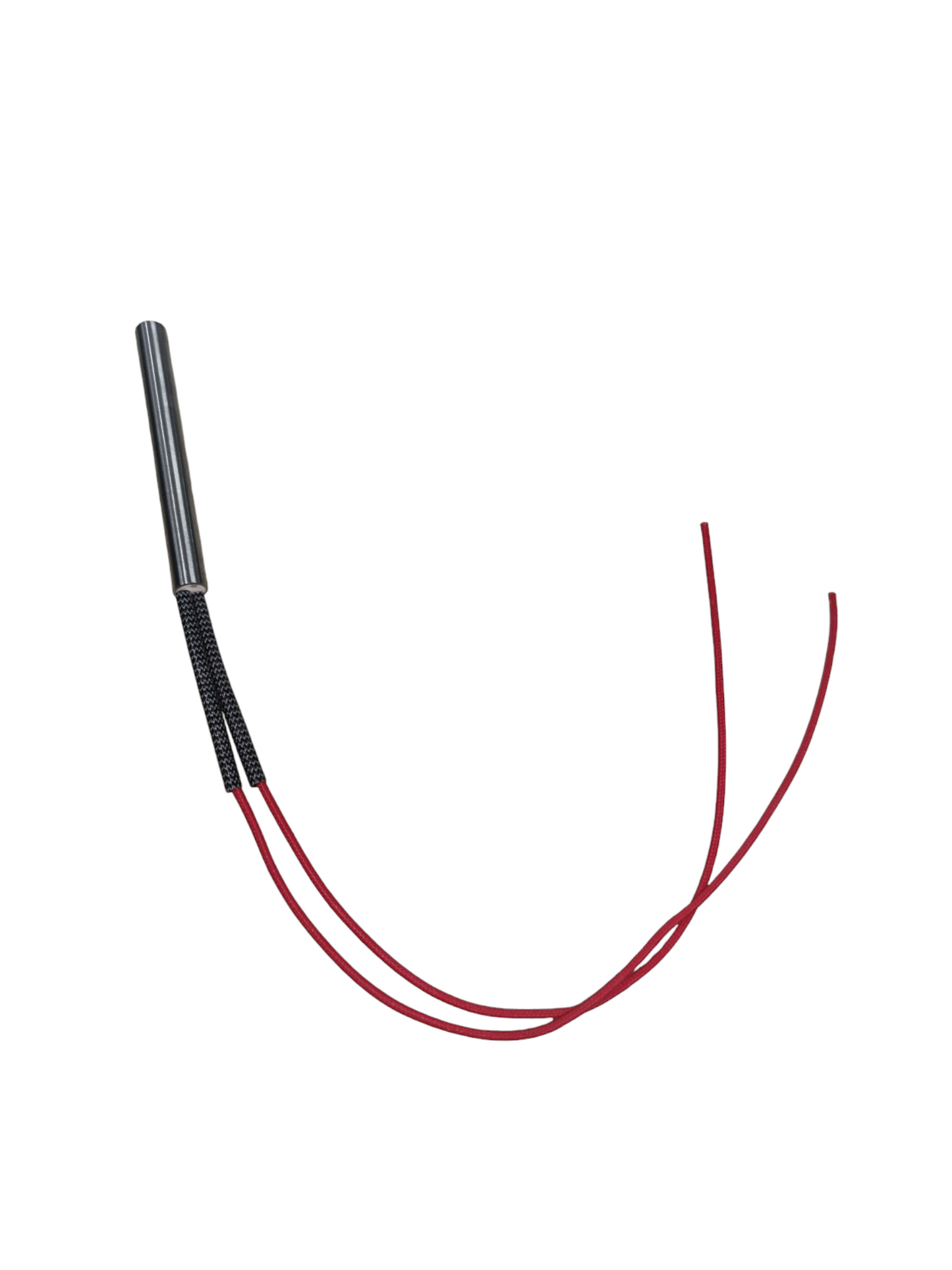Local electric heater Cartilage Heating Element with metal casing and red wires for heating applications