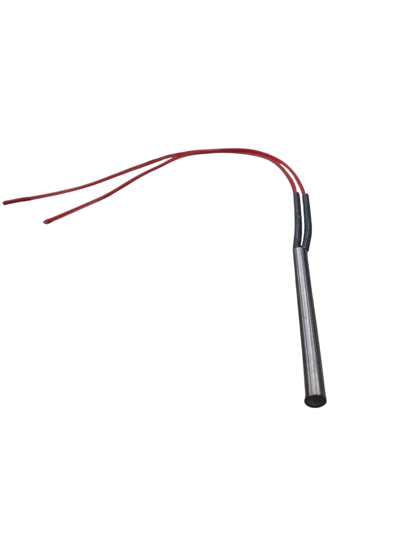 Local electric heater Cartilage Heating Element with metal cylindrical body and red wires