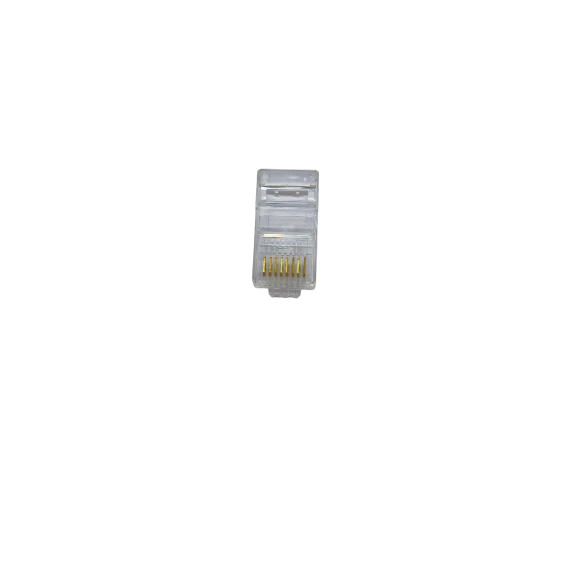 AMP CAT5e RJ45 connector plug designed for secure network connections with durable construction