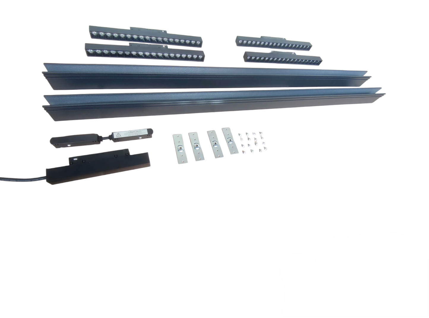 ILLUMIQ TERRA Magnetic Track Light 2 Meters 50mm with 4pcs 18W LED Grille Track Light 220V Warm White 3000K 20 Series