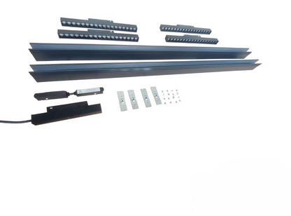 ILLUMIQ TERRA Magnetic Track Light 2 Meters 50mm with 4pcs 18W LED Grille Track Light 220V Warm White 3000K 20 Series