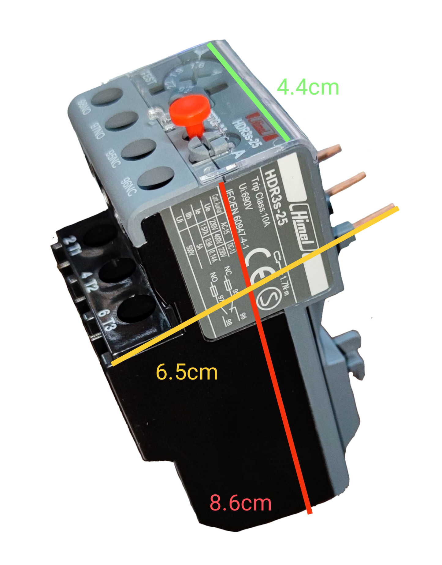 Himel Overload Relay 1.6-2.5A HDR3252P5