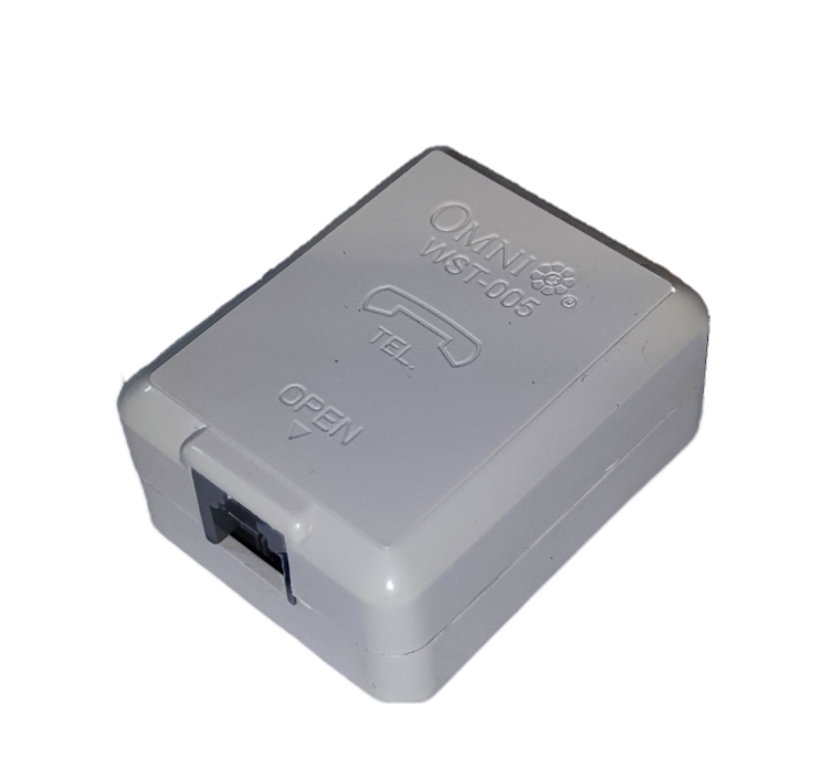 Omni Telephone Modular Box WST-005  Telephone Outlet Single Outlet