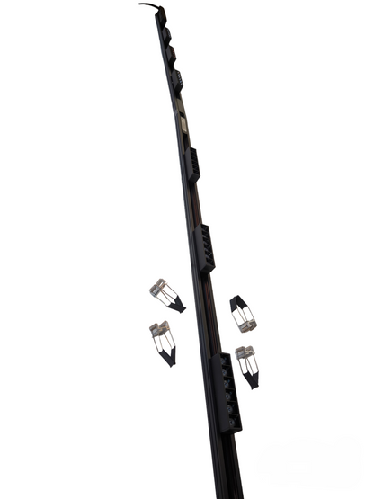 Magnetic Track Light 2 Meters 26mm with 6 pcs 6W Grille Track Light Cool White 4000K and Power Supply 100W 220V ( ILLUMIQ TERRA)