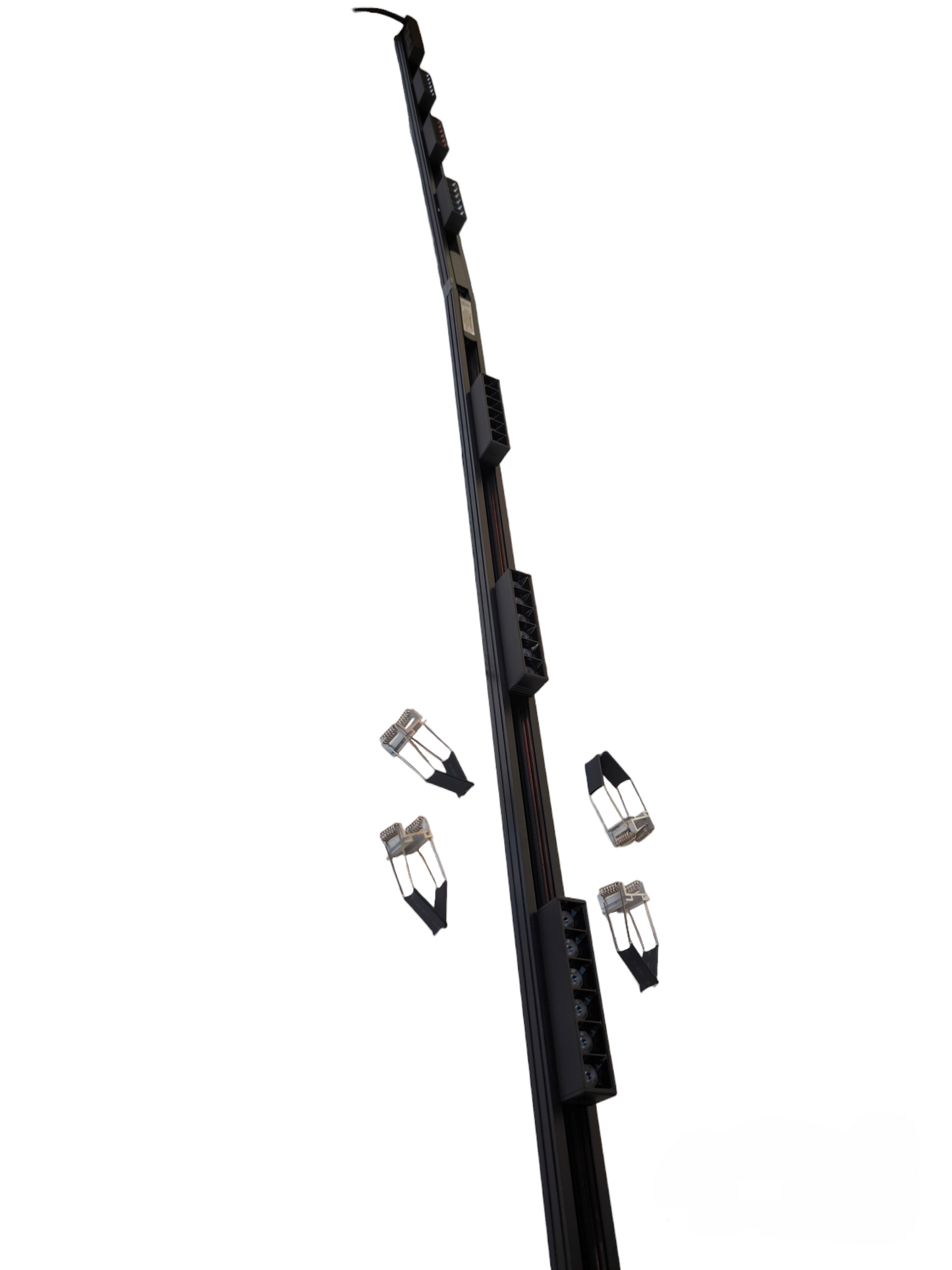 Magnetic Track Light 2 Meters 26mm with 6 pcs 6W Grille Track Light Daylight 6500K and Power Supply 100W 220V ( ILLUMIQ TERRA)