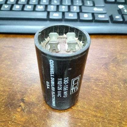 CDE electrical capacitor 110-125V with dual terminals for efficient electronic applications