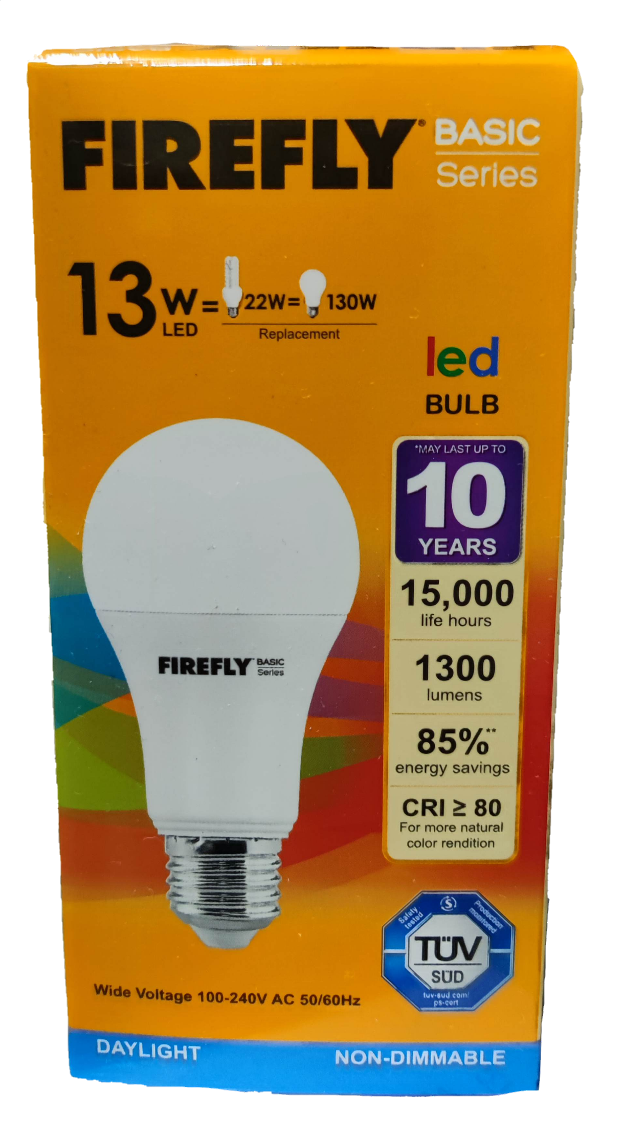 Firefly 13W LED Bulb E27 Daylight 6500K