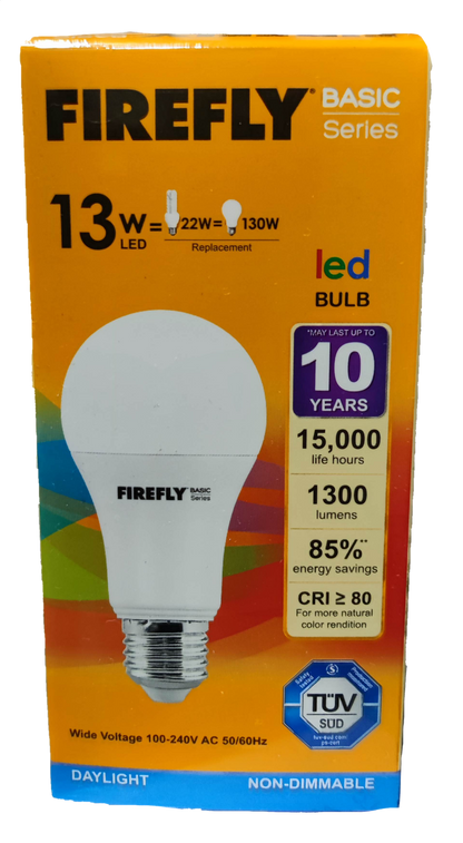 Firefly 13W LED Bulb E27 Daylight 6500K