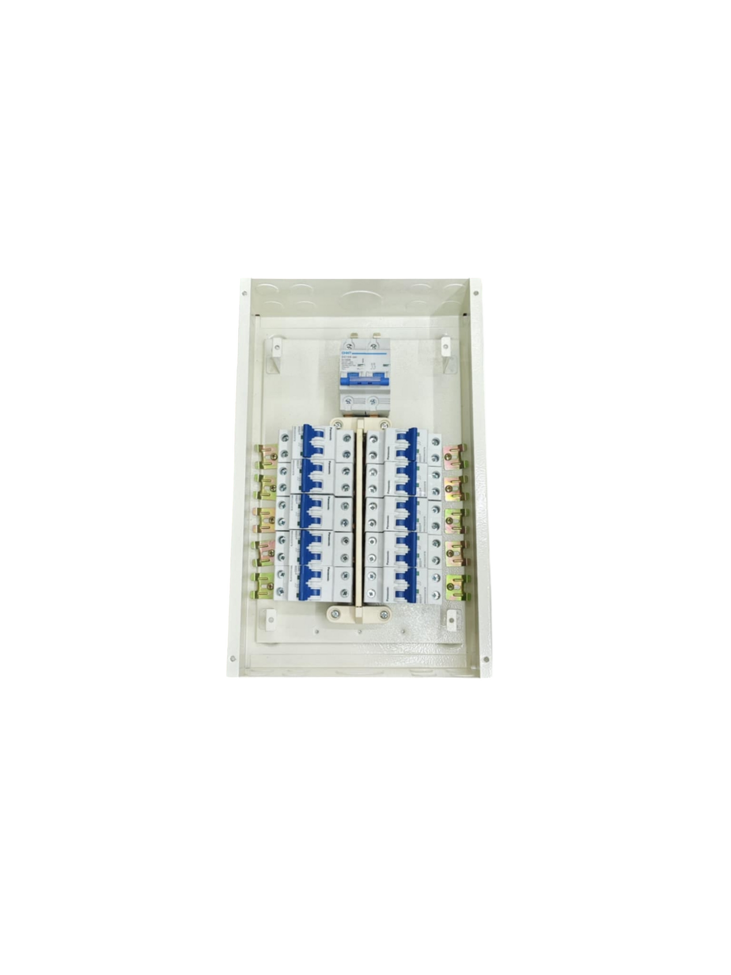 Panel Board 100A 2pole Main Chint Miniature Circuit Breaker with 10 Branches 2 Pole Panasonic