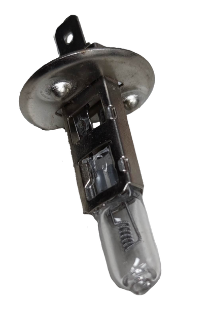 China 24V 100W H1 Halogen Bulb with clear glass and metal base for automotive lighting