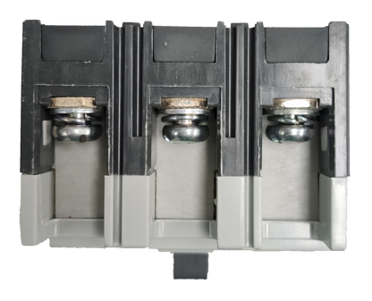 Chint 50A 3 Pole Industrial Circuit Breaker with black and gray durable frame for electrical systems