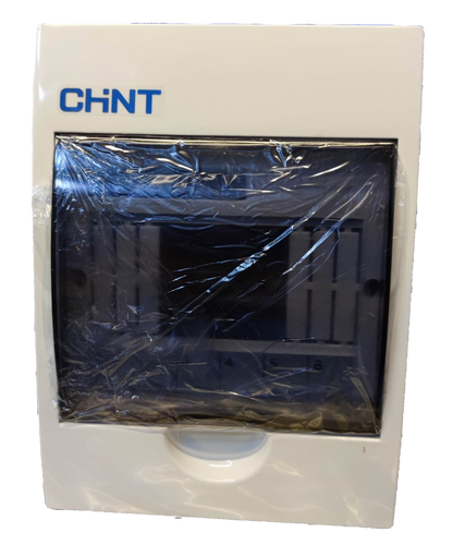 Chint 6 Ways Distribution Box with BusBar white electrical panel with transparent cover