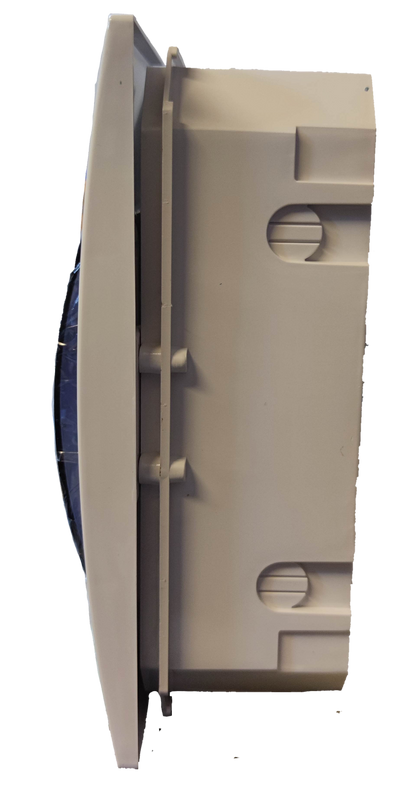 Chint 6 Ways Distribution Box with BusBar side view showing mounting slots and casing details