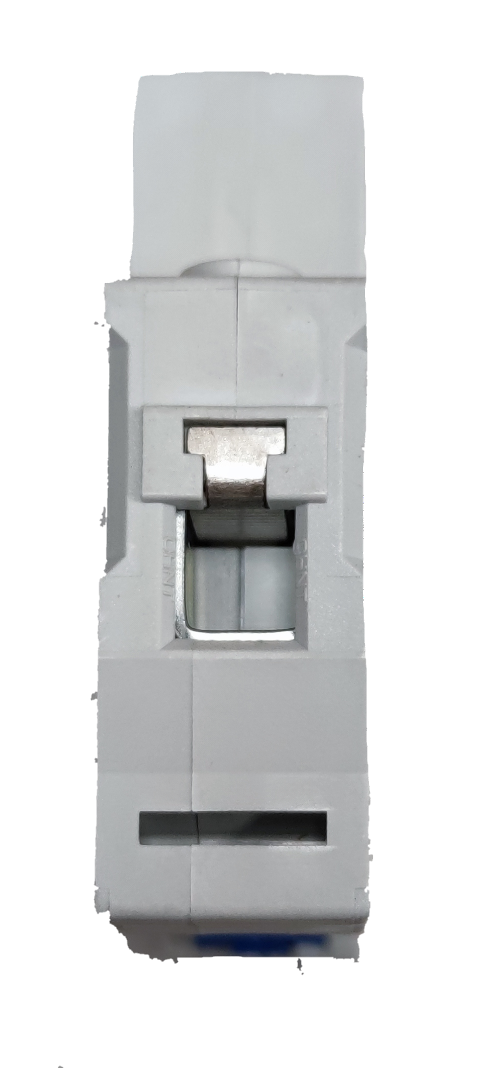 Chint 63A miniature circuit breaker in white housing with toggle switch for electrical protection