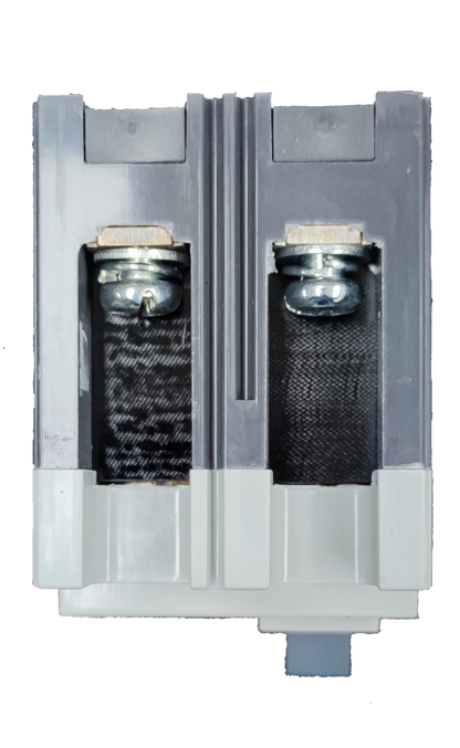 Chint 80A industrial circuit breaker with dual black coil components for electrical circuitry