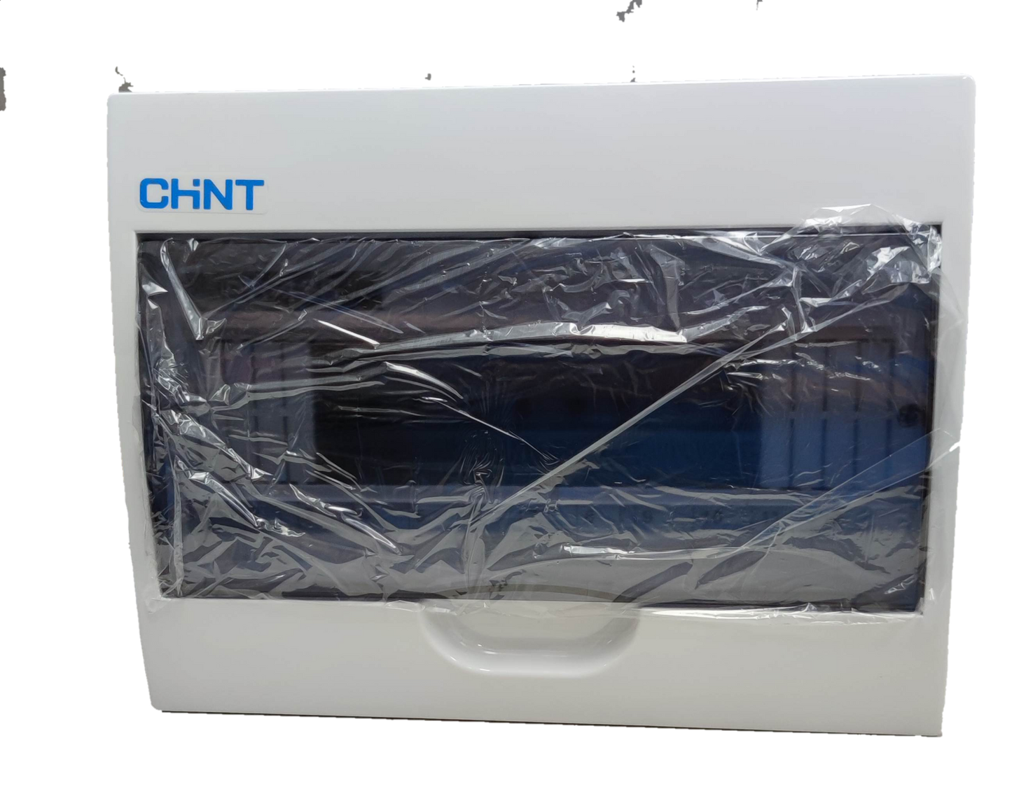 Chint 12 Ways Distribution Box white plastic enclosure with transparent cover and protective film