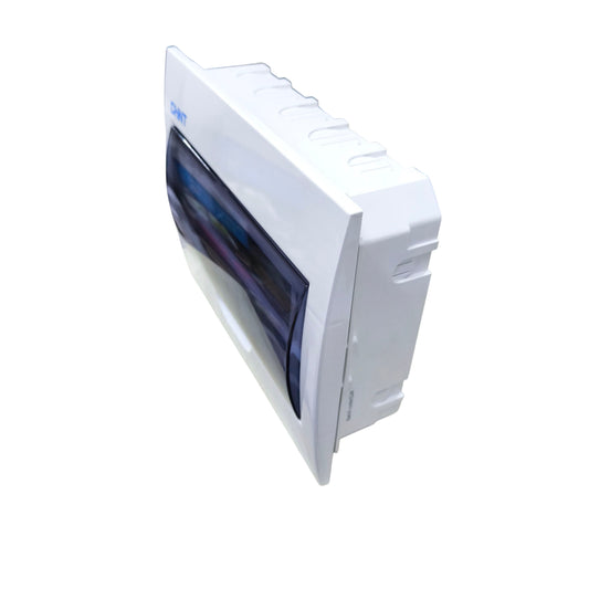Chint white distribution enclosure with tinted door housing Miniature Circuit Breaker DB-12F for home electrical panels
