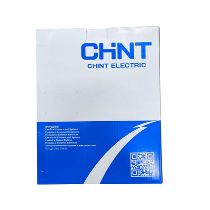Chint electric white and blue packaging box for Miniature Circuit Breaker DB-12F with QR code