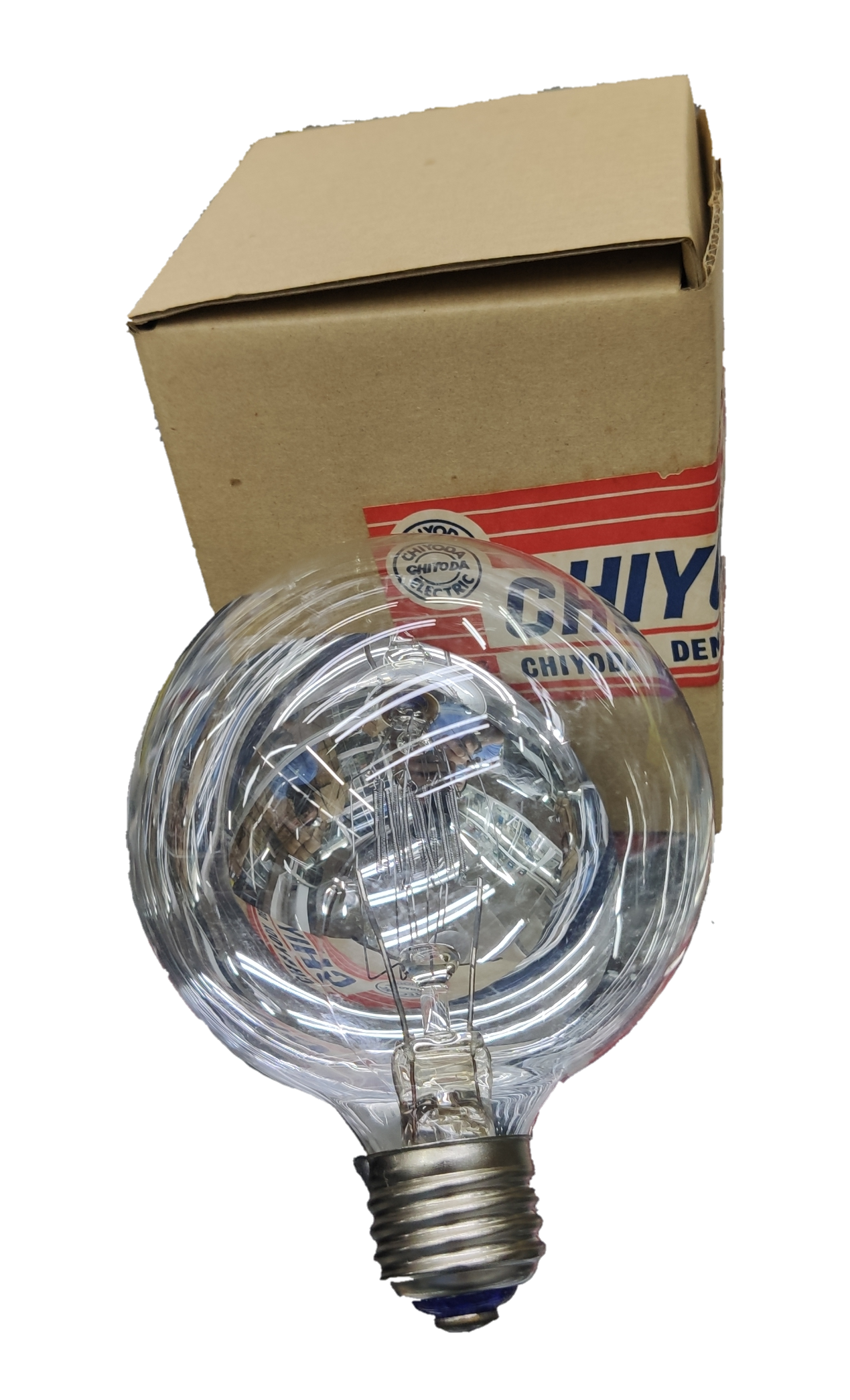 Electx Electrical Supply high powered mirrored reflector bulb incandescent light with packaging box