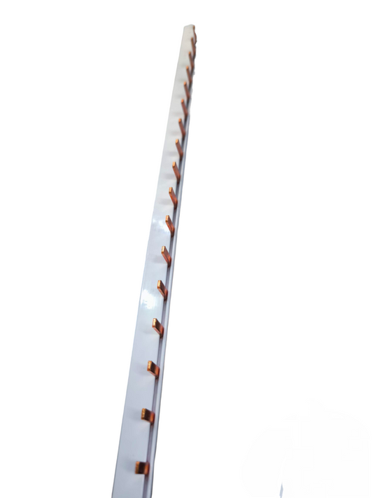 Chint Bus Bar for Miniature Circuit Breaker 1 Pole with multiple copper connectors on a white base