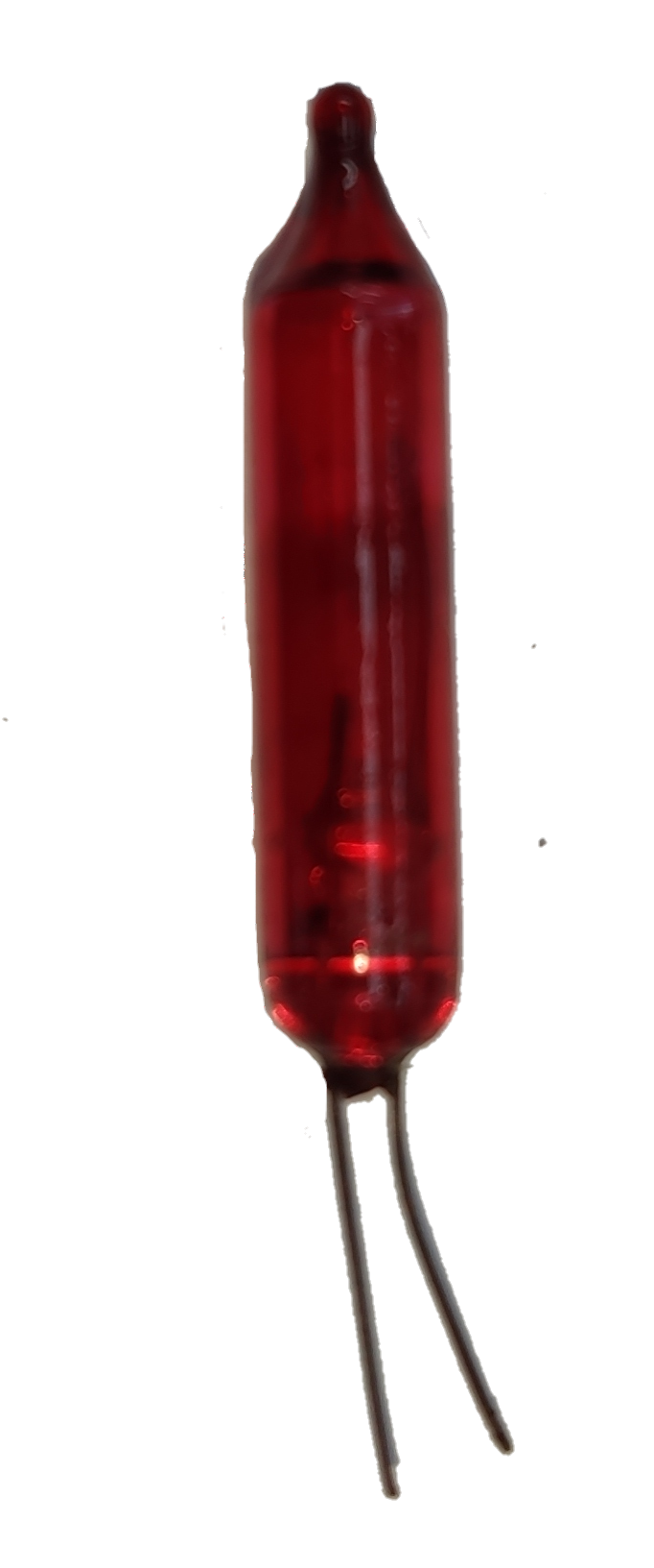 Electx Electrical Supply red incandescent Christmas Light Bulbs glowing on black background