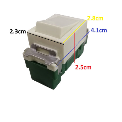 Omni Classic Series WES-223 electrical switch with compact design and easy installation dimensions