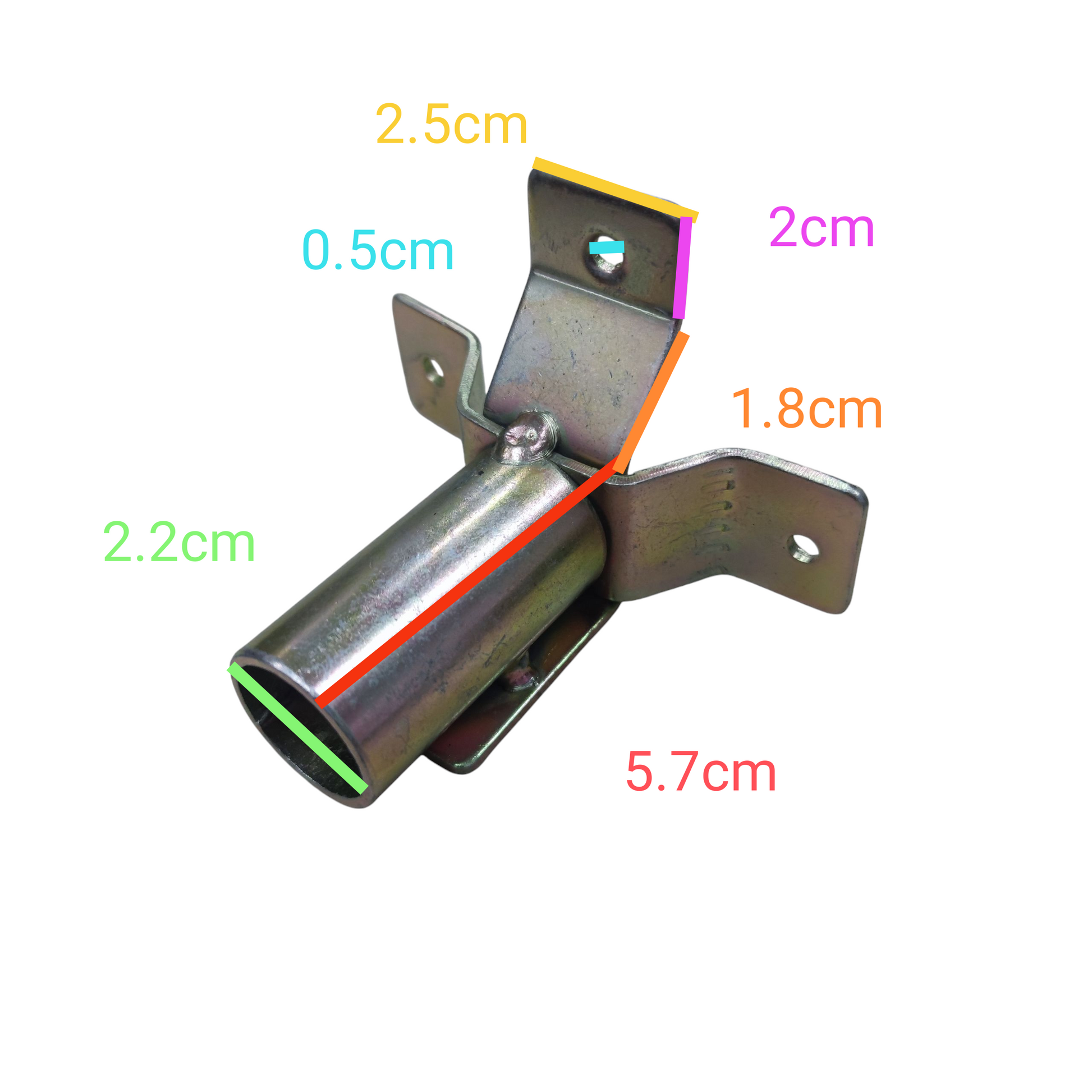 Amco claw foot mounting for lamp post featuring durable metal construction and precise dimensions