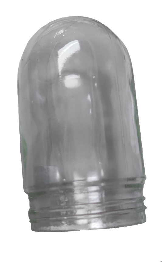 Clear vapor lamp glass cover made in China for lighting installation and accessories