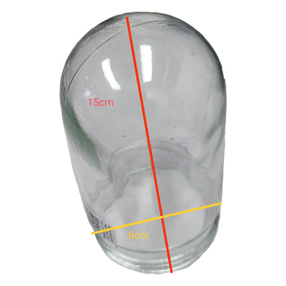 Clear Vapor Lamp Cover Glass Industrial