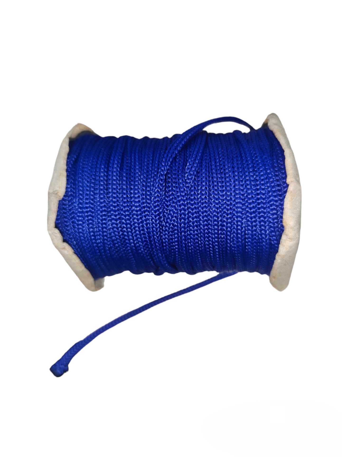 Blue cloth rope spool available as Cloth Rope - Per Meter for versatile fabric and material use