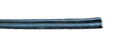 Comcom RG6 with Messenger coaxial cable in black for durable signal transmission