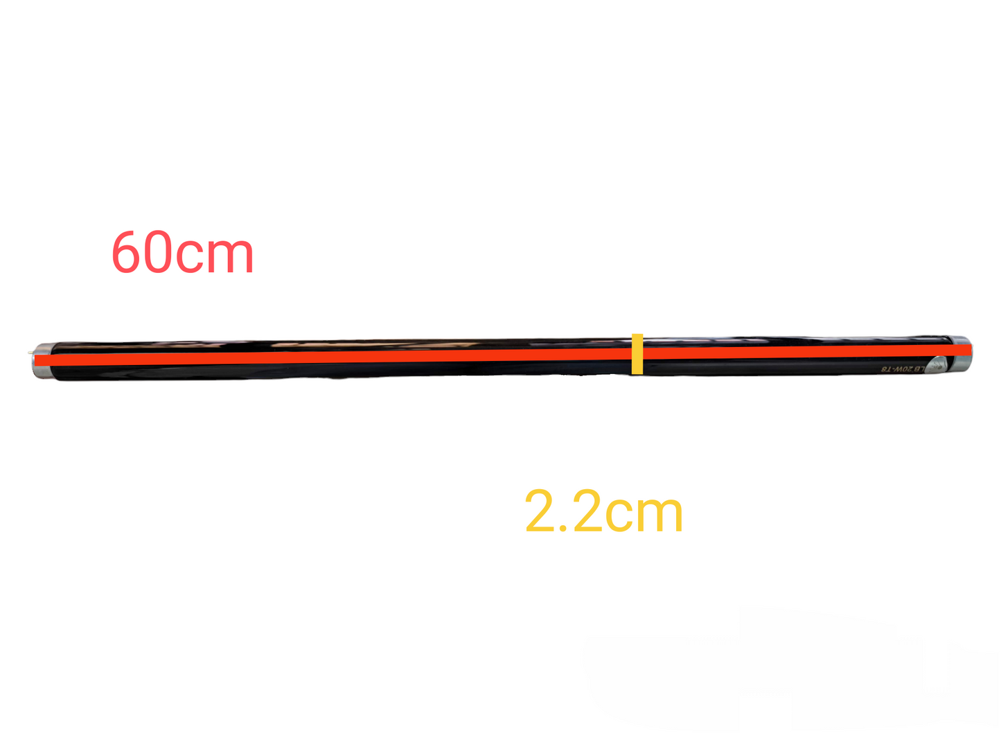 Crompton 18W T-8 Black Light Fluorescent Tube 60cm compact fluorescent bulb for UV lighting and parties