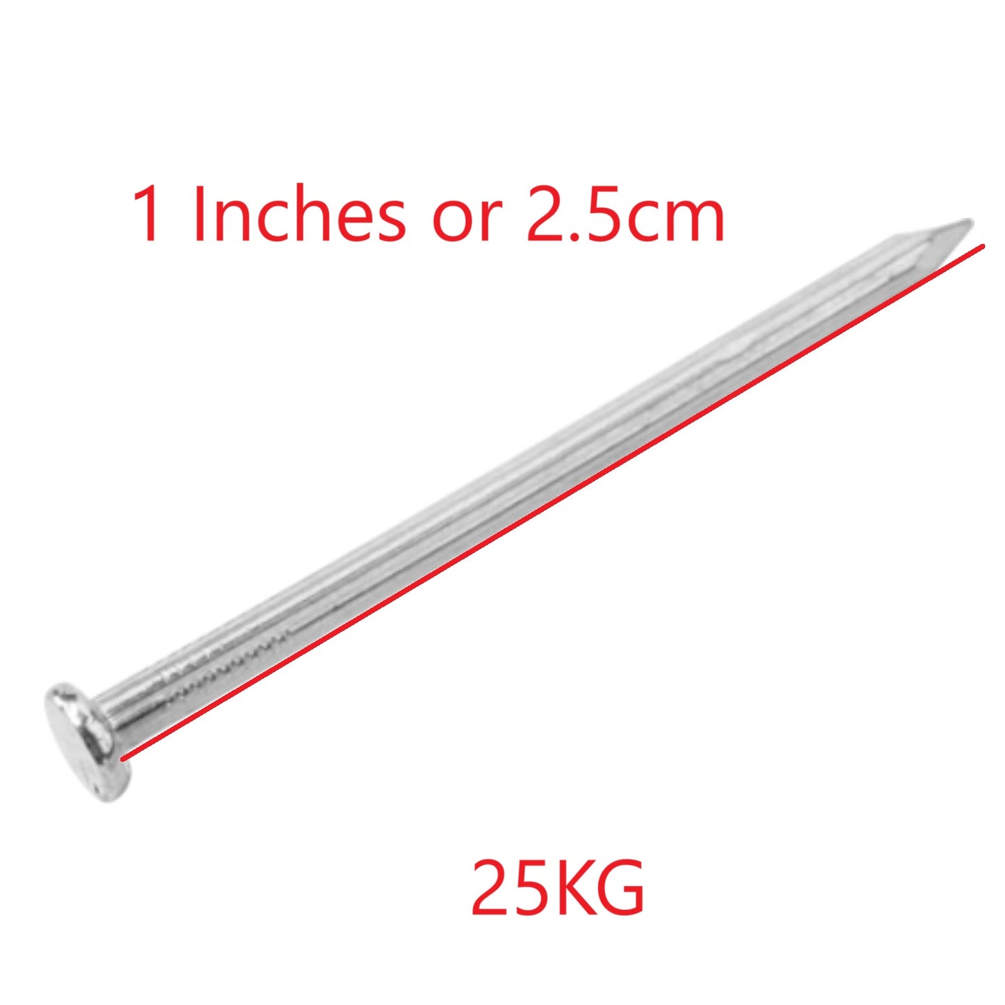 Concrete Nail 1 Inch Thick Type ( 25 KG)