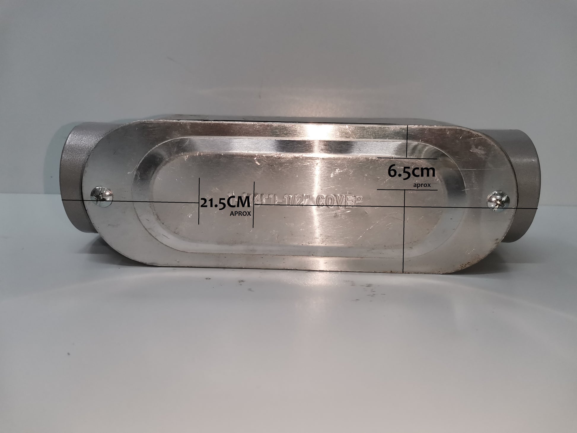 Local vendor metal conduit bodies threaded C type electrical circuitry part with measurements