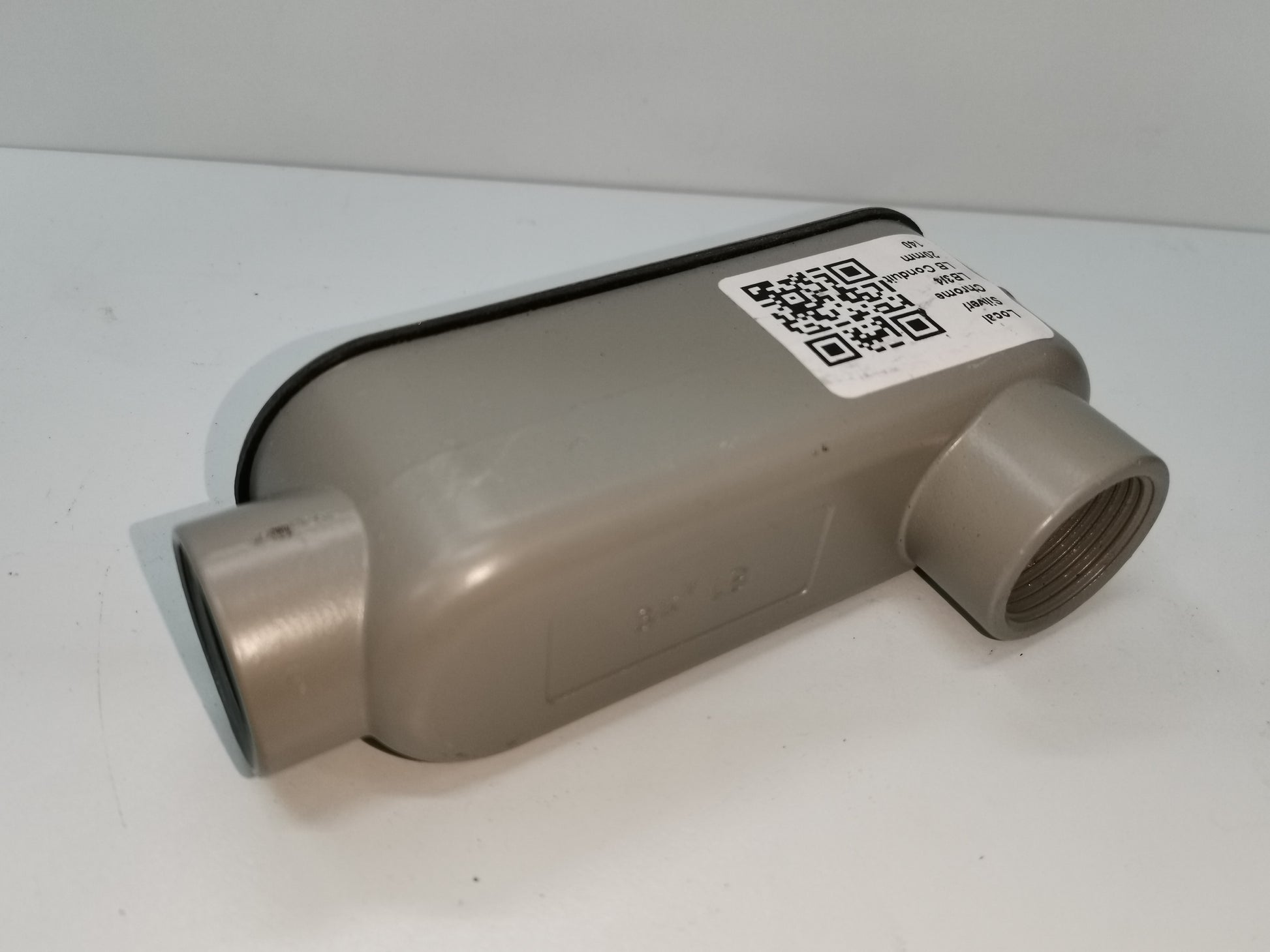 Local vendor Conduit Bodies Threaded LB Type electrical conduit connector in gray