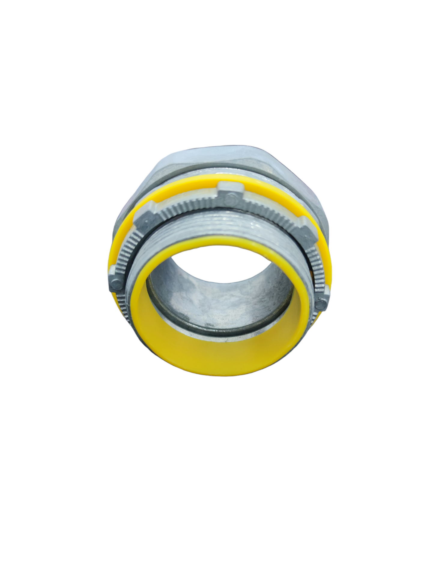 Liquid tight straight connector designed for secure pipe and hose connections in various applications