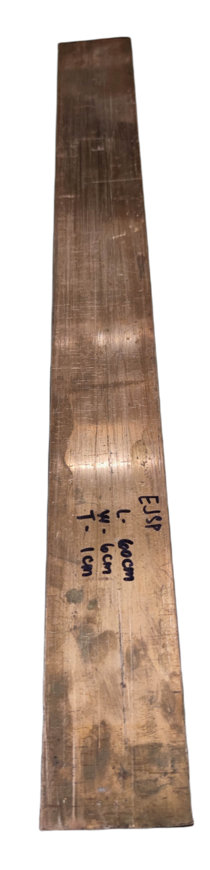 Copper bus bar 3mm thick assorted length suitable for electrical connections and installations