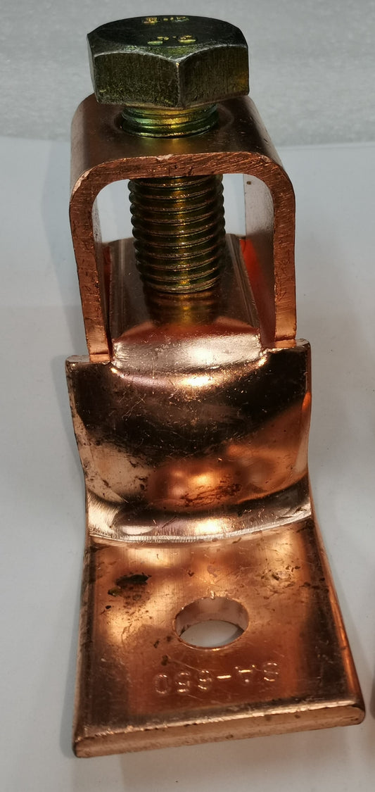 Local solderless terminal lugs 380mm - 500mm copper electrical circuitry part with bolt