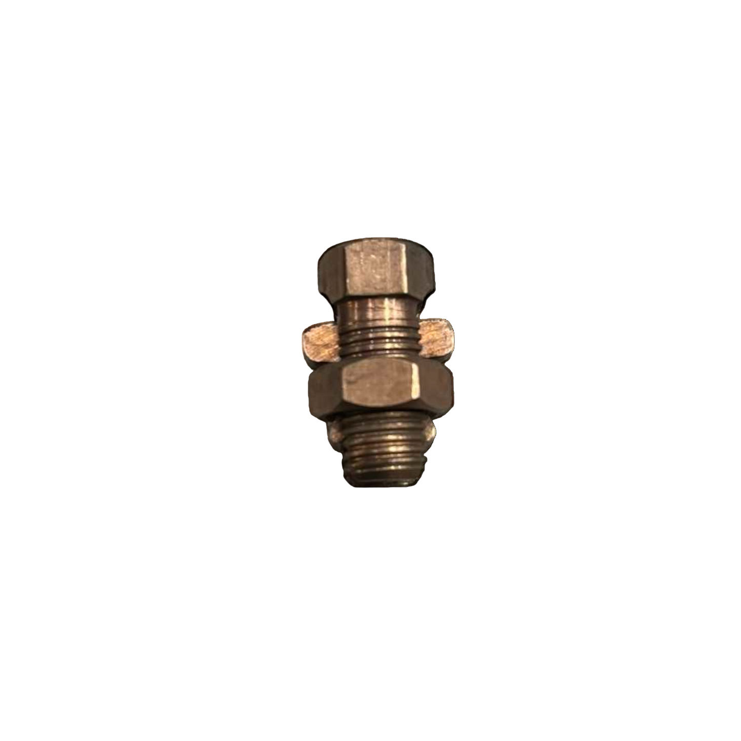 Solderless Connector 1 Bolt 1.25-8MM metal threaded stud with hex nuts for secure electrical connections Solderless Connector 1 Bolt For 1.25-8MM Wire Size S-8 Electx Electrical SUpply