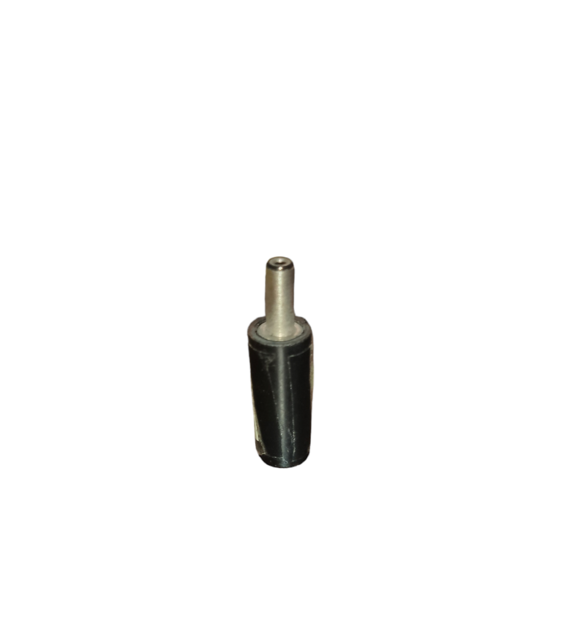 Crown Plug 2.5mm black and silver electrical connector for power points and switches