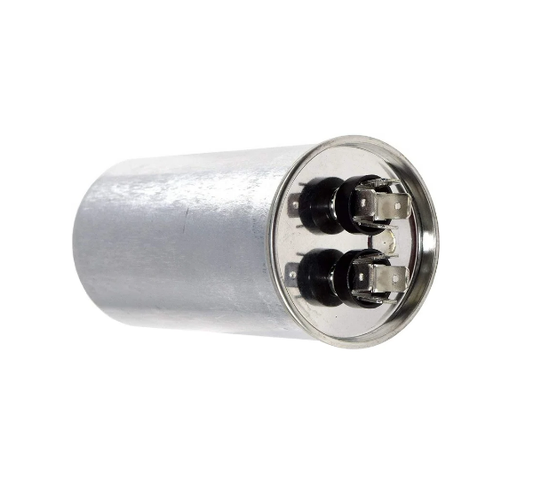 55uf 370v motor running capacitor from CSC with a durable aluminum casing for electrical components