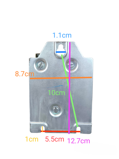 Cutler Hamer Magnetic Contactor 27A 220V metal mounting bracket with measurement markings