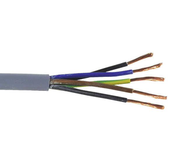 Helukabel Control Cable 1.5mm Un Shielded AWG 16  6G or 6 Cores in Different Lengths 300V AC / 500V AC Oil Resistant, Flame Retardant Acc DIn VDE 0482-332-1-2 IEC 60332-1-2, Class 5
