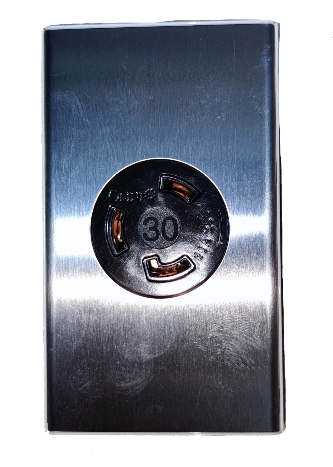 Omni 30A Twistlock Outlet with Plate 220V , 30A Twist Lock Outlet with Plate Cover 2P+E WWG-30HD, High Power Heavy Duty Outlet with Plate