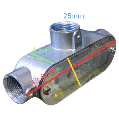 T Conduit 3/4 Inches, Metal Tee Conduit 20mm, Conduit Bodies Tee Threaded Type